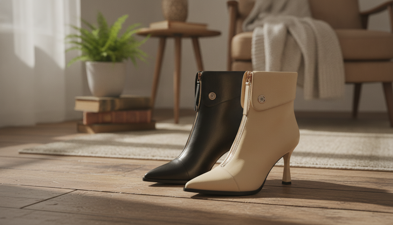 Retro-Edge Pointed-Toe Ankle Boots: Fit, Style & Care