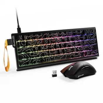 Ultra-Fast RGB Keyboard + Wireless Lightweight Mouse Combo
